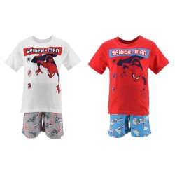 Pyjama court Spiderman pour enfants de 3 à 8 ans