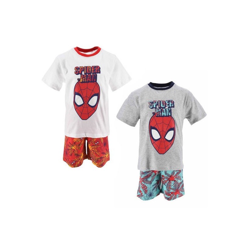 Pyjama court enfant Spiderman 3-8 ans