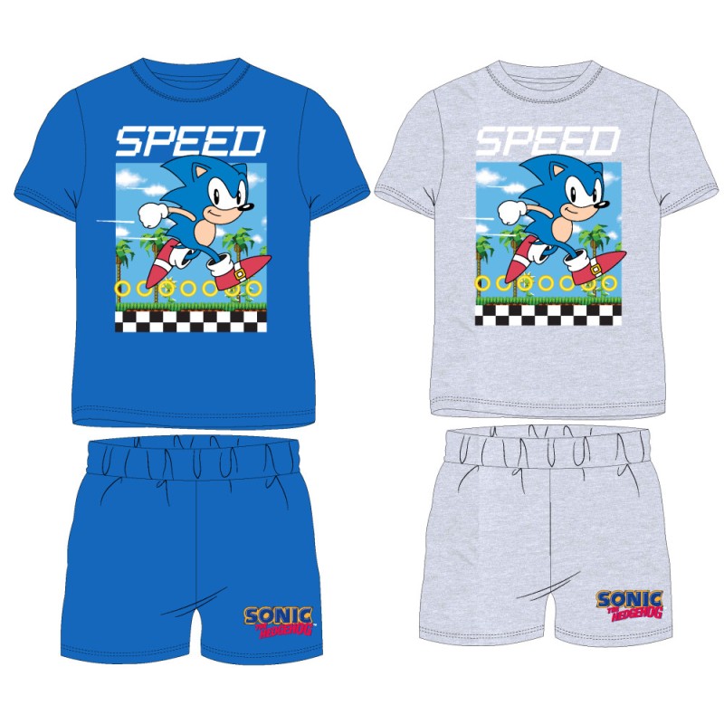 Sonic the Hedgehog Speed children's short pajamas 104-128 cm