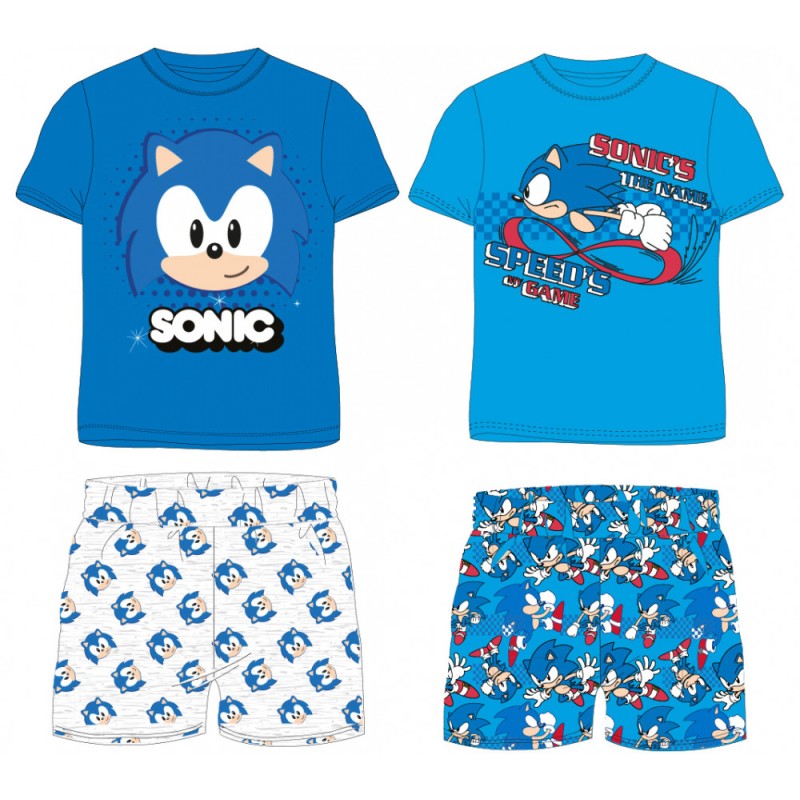 Pyjama court Sonic the Hedgehog Speedster Sleep pour enfants 98-128 cm