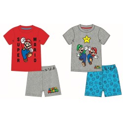 Super Mario children's short pajamas 5-12 years