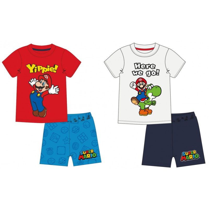 Super Mario children's short pajamas 5-12 years