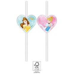 Pailles en papier Disney Princess Live Your Story, lot de 4 pièces FSC