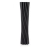 Colour Black Black Paper Straw 12 Pack