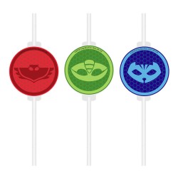 PJ Masks Trio paper straw, set of 4