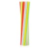 Pailles en papier de couleur pastel, lot de 24