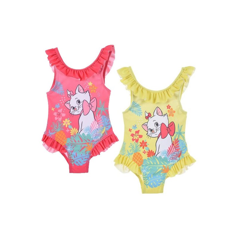 Disney Marie Pineapple  baby swimsuit, swimmer 12-36 months