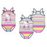 Maillot de bain bébé Hello Kitty à rayures, natation 6-24 mois