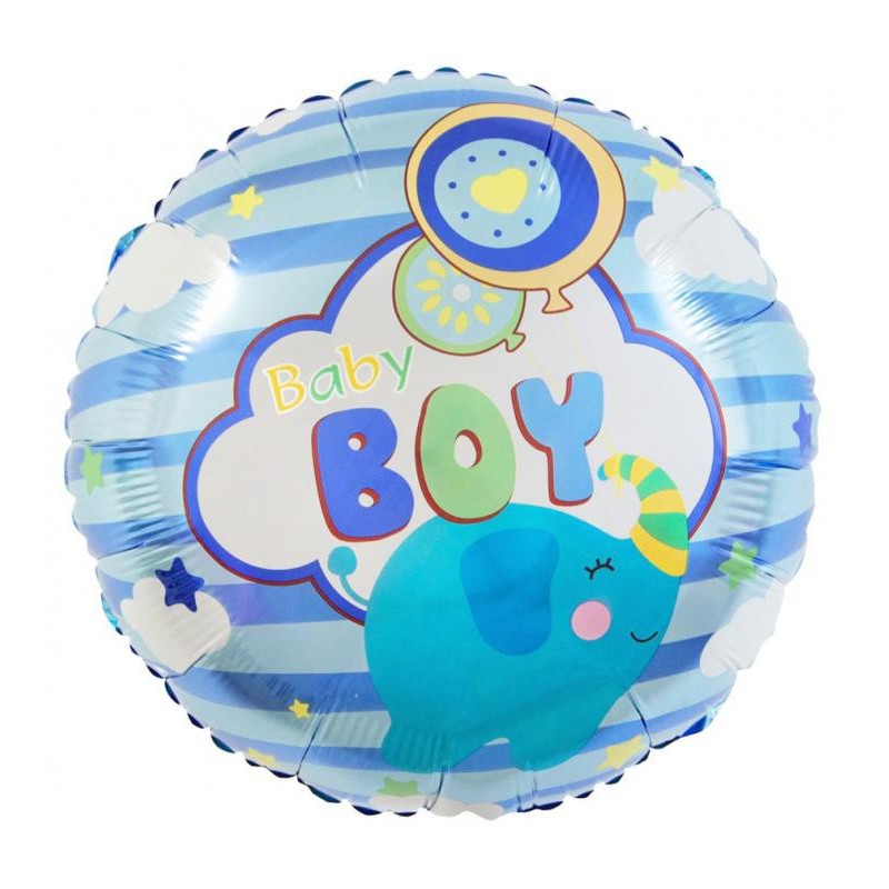 Ballon aluminium anniversaire bébé garçon 36 cm