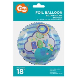 Ballon aluminium anniversaire bébé garçon 36 cm