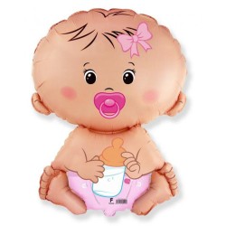 Baby Pink Girl foil balloon 36 cm (WP)