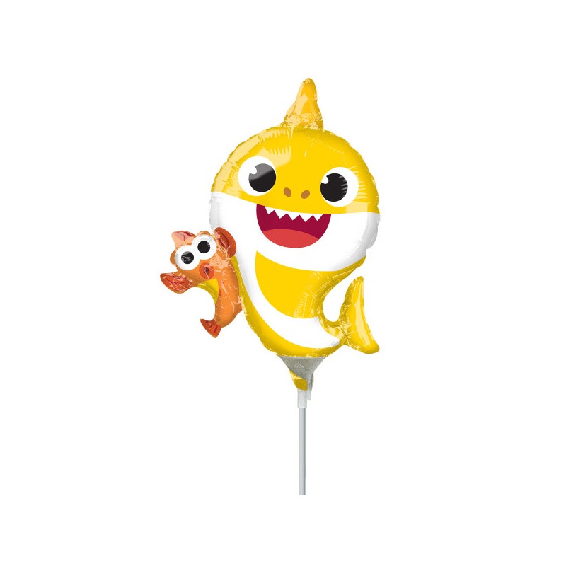 Baby Shark Yellow mini foil balloon (WP)