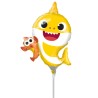 Ballon en aluminium mini jaune bébé requin (WP)