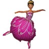 Princess Dance Ballet, Ballerina foil balloon 36 cm (WP)