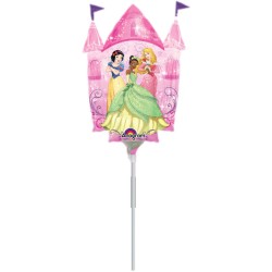 Ballon aluminium Château de princesses Disney 33 cm