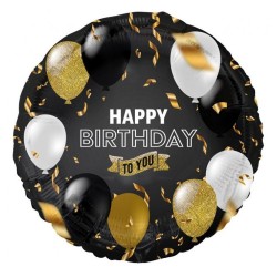 Ballon d'anniversaire Ballon aluminium Joyeux anniversaire 36 cm