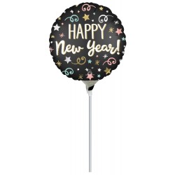 Happy New Year Happy New Year foil balloon 23 cm