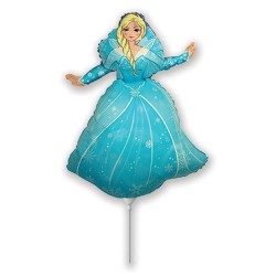 Ballon aluminium Princesse du Pays des Glaces 36 cm (WP)