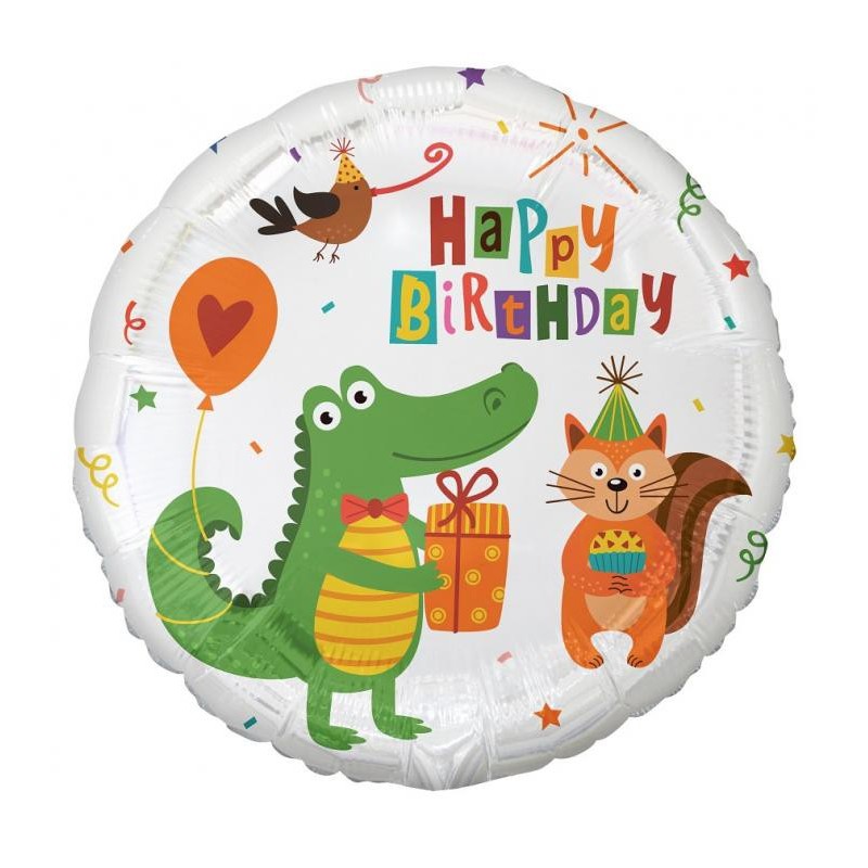 Happy Birthday Crocodile Crocodile Happy Birthday foil balloon 36 cm