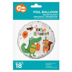 Happy Birthday Crocodile Crocodile Happy Birthday foil balloon 36 cm