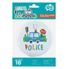 Ballon aluminium Police Beep 46 cm