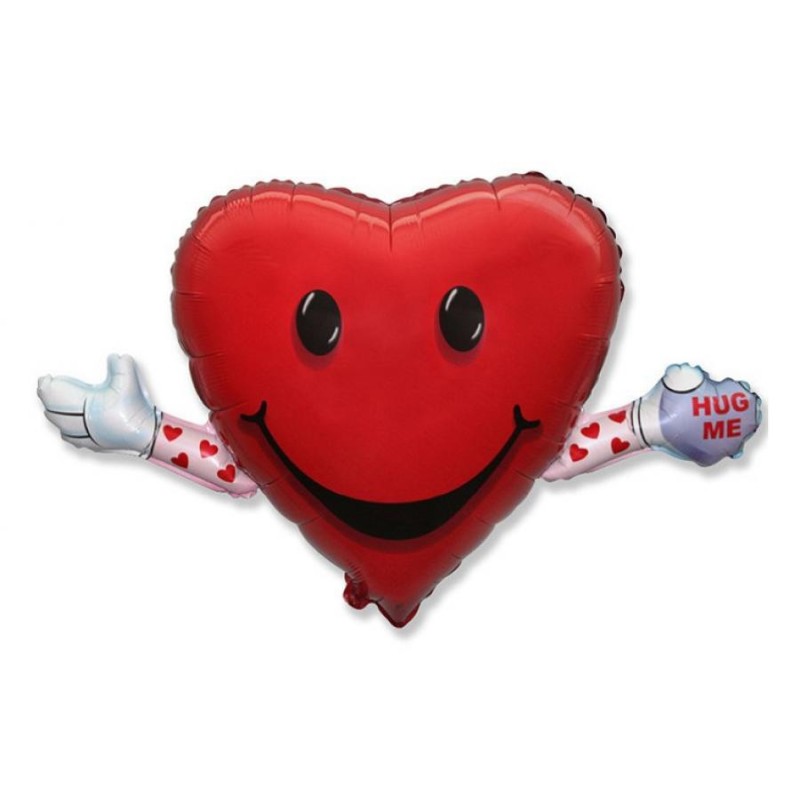 Love Hug Heart foil balloon 36 cm (WP)