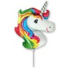 Unicorn Head foil balloon 36 cm (WP)