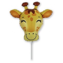 Ballon aluminium tête de girafe 36 cm (WP)