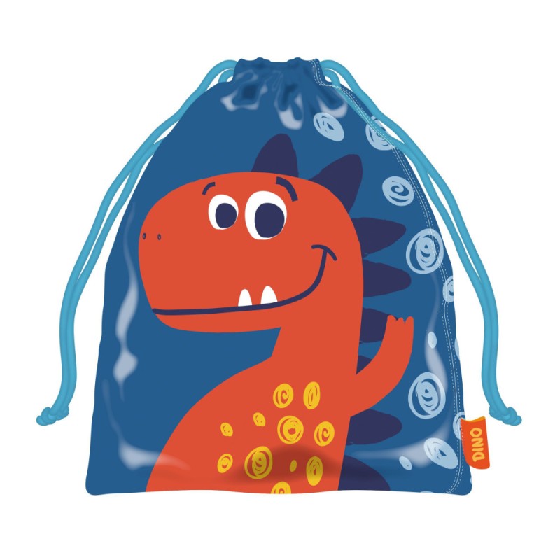 Sac à lunch Dinosaure Bleu 26,5 cm