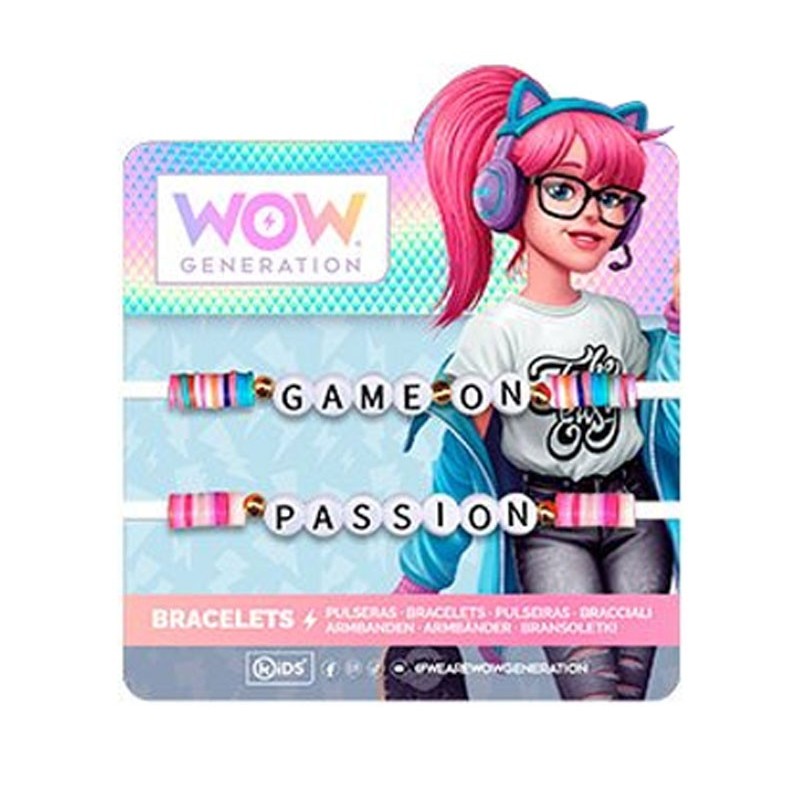 WOW Generation Game On, Coffret de bracelets Passion 2 pièces