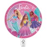 Assiettes en carton Barbie Fantasy 8 pièces 23 cm FSC