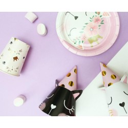 Cat Sleepy paper plate 6 pcs 18 cm