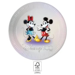 Disney Disney 100 100 Assiettes en carton 8 pièces 23 cm FSC