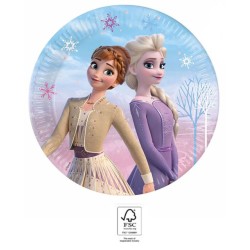 Disney Frozen Wind paper plate 8 pcs 23 cm FSC