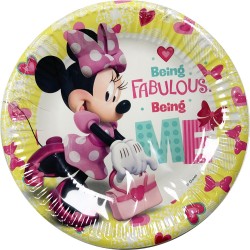 Disney Minnie  Happy Helpers paper plate 8 pcs 20 cm