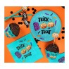 Lot de 6 assiettes en carton Halloween Boo, 18 cm