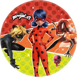 Miraculous Ladybug Kwami paper plate 8 pcs 23 cm