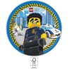 Lego City paper plate 8 pcs 23 cm FSC