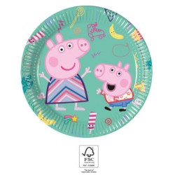 Assiettes en carton Peppa Pig Messy Play 8 pièces 20 cm FSC