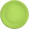 Assiettes en carton Color Kiwi Green 8 pièces 23 cm