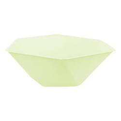 Colour Vert Decor Green Hexagonal Deep Plate Set of 6 - 15.8 cm