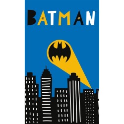 Serviette de toilette Batman Call Sign, serviette de toilette, serviette de toilette 30x50 cm