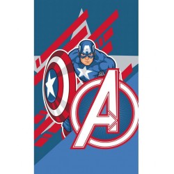 Serviette de toilette, serviette de toilette, serviette de toilette Avengers Captain America 30x50 cm