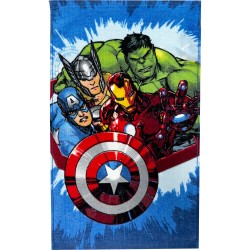 Serviette de toilette Avengers Dynamic Heroes, serviette de toilette, serviette de toilette 30x50 cm