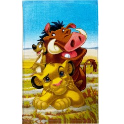 Serviette de toilette, serviette de toilette, serviette de toilette Disney Le Roi Lion Pride Lands Trio 30x50 cm