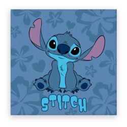 Disney Lilo and Stitch Blue Hibiscus hand towel, face towel, towel 30x30cm