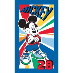 Serviette pour les mains et le visage Disney Mickey Player 28, serviette 30x50cm