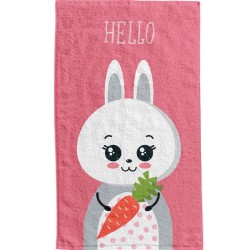 Serviette de toilette Hase Hello, serviette de toilette 30x50 cm