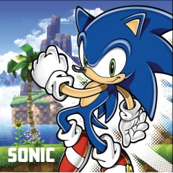 Sonic the Hedgehog Island Sonic the Hedgehog Hand and Face Towel, 30x30cm