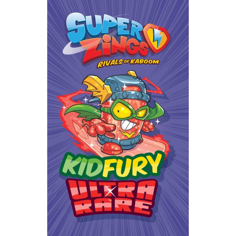 SuperZings Kid Fury Hand and Face Towel, 30x50cm